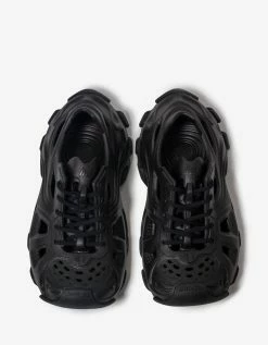 Balenciaga New Arrivals Black HD Lace-Up Trainers