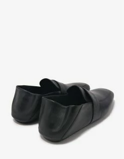 Balenciaga Black Leather City Loafers
