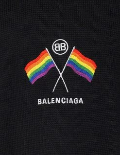 Best reviews of 🌟 Balenciaga Black LGBTQ Flag Zip Up Turtleneck Sweater 👍 9 Balenciaga Black LGBTQ Flag Zip Up Turtleneck Sweater