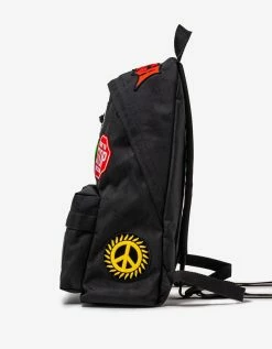 Balenciaga Accessories Black Multi Patch Explorer Backpack