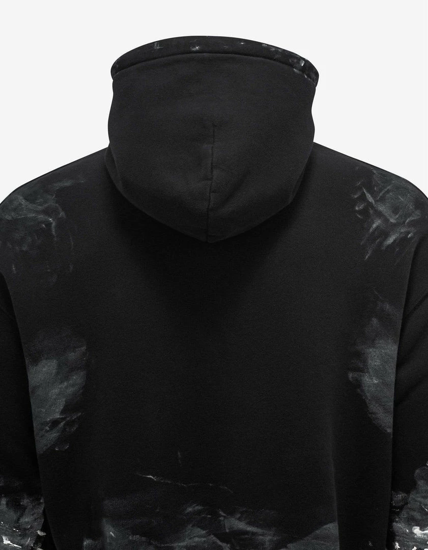 Cheapest 🎉 Balenciaga Black Painter Fitted Hoodie ❤️ 6 Balenciaga Black Painter Fitted Hoodie