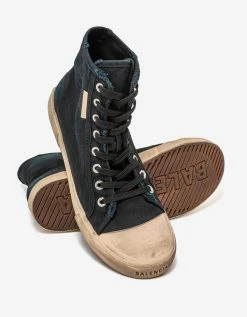 Balenciaga Black Paris High Top Trainers