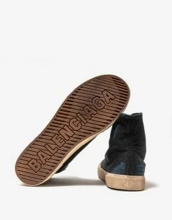 Balenciaga Black Paris High Top Trainers