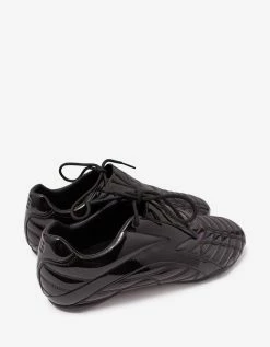 Balenciaga Black Patent Zen Trainers