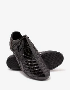 Balenciaga Black Patent Zen Trainers