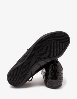 Balenciaga Black Patent Zen Trainers