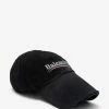 Balenciaga Accessories Black Political Logo Embroidery Cap