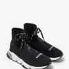 Budget β¨ Balenciaga Black Speed Lace-Up Clear Sole Trainers β 2 Balenciaga Black Speed Lace-Up Clear Sole Trainers