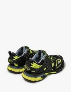 Balenciaga Black & Yellow Track Trainers