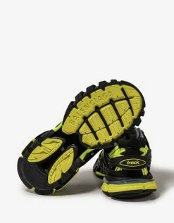 Balenciaga Black & Yellow Track Trainers