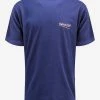 Balenciaga T-Shirts Blue Political Logo Print Large Fit T-Shirt