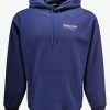 Wholesale โญ Balenciaga Blue Political Logo Print Medium Fit Hoodie Sweats โจ 1 Balenciaga Blue Political Logo Print Medium Fit Hoodie Sweats