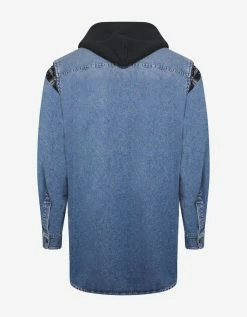 Balenciaga Clothing Denim Twinset Hooded Shirt