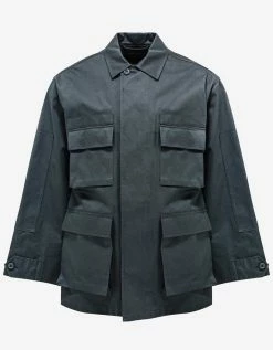 Balenciaga Clothing Grey Cargo Jacket