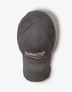 Balenciaga Grey Political Campaign Cap