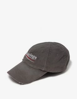 Balenciaga Grey Political Campaign Cap