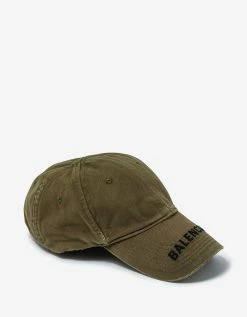 Balenciaga Accessories Khaki Logo Visor Cap