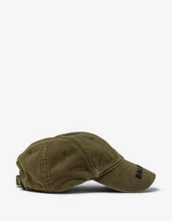 Balenciaga Accessories Khaki Logo Visor Cap