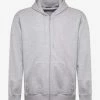 Balenciaga Light Grey Back BB Logo Print Hoodie