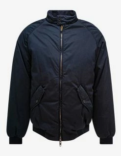 Buy π Balenciaga Navy Blue Oversized Harrington Bomber Jacket π 16 Balenciaga Navy Blue Oversized Harrington Bomber Jacket
