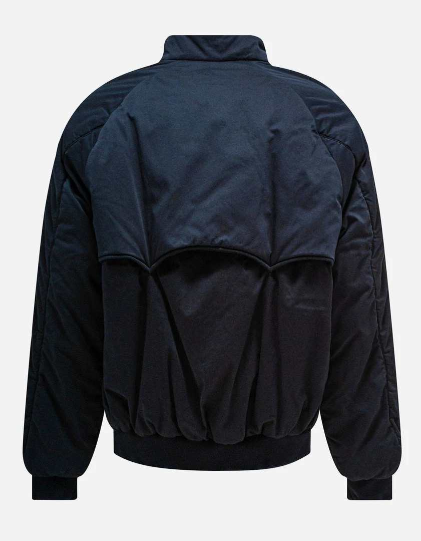 Buy π Balenciaga Navy Blue Oversized Harrington Bomber Jacket π 7 Balenciaga Navy Blue Oversized Harrington Bomber Jacket