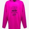 Balenciaga Pink This Is Not Long Sleeve Hooded T-Shirt