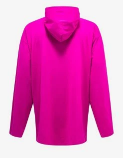 Balenciaga Pink This Is Not Long Sleeve Hooded T-Shirt