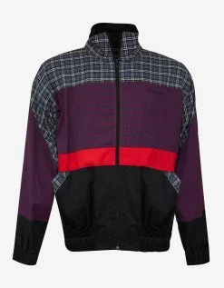Balenciaga Clothing Poplin 80s Check Zip Sweatshirt