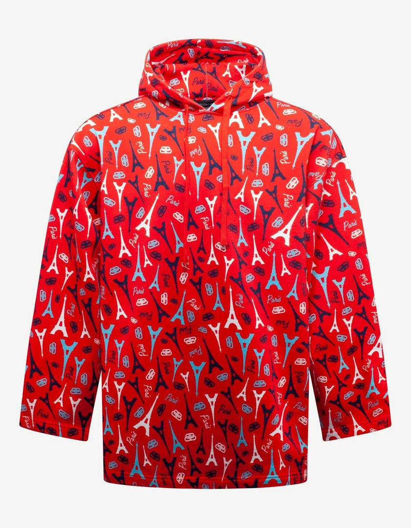 Cheap โค๏ธ Balenciaga Red BB Paris Oversized Hoodie Clothing ๐ฏ 3 Balenciaga Red BB Paris Oversized Hoodie Clothing