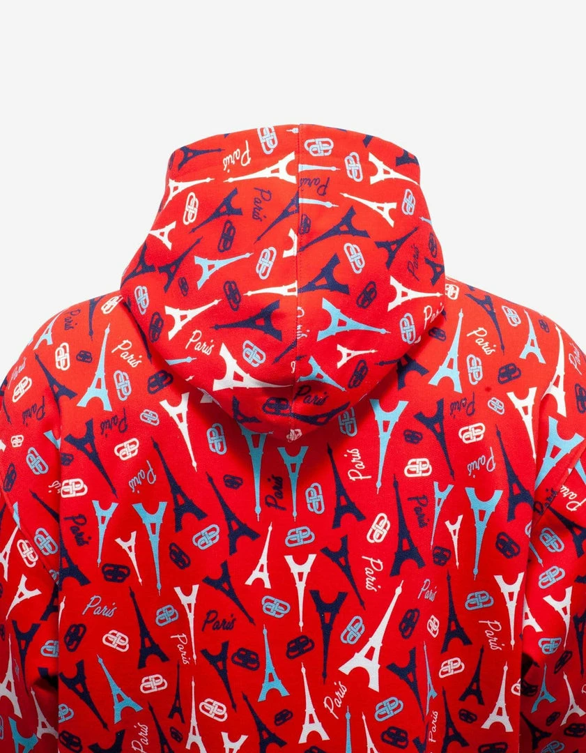 Cheap โค๏ธ Balenciaga Red BB Paris Oversized Hoodie Clothing ๐ฏ 6 Balenciaga Red BB Paris Oversized Hoodie Clothing