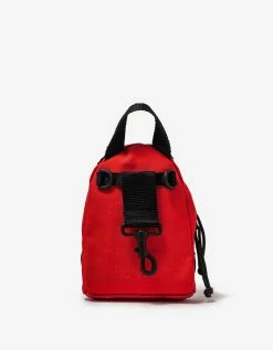 Balenciaga Red Explorer Mini Backpack Accessories
