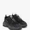 Balenciaga Triple S Clear Sole Black Trainers