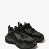Balenciaga Triple S Dark Green & Black Trainers