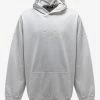 Balenciaga White GITD Lion's Laurel Boxy Hoodie