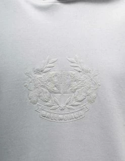 Balenciaga T-Shirts White GITD Lion's Laurel Boxy T-Shirt