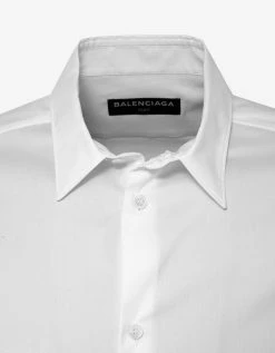 Balenciaga White Slim Fit Shirt Clothing