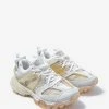 Balenciaga White Track Clear Sole Trainers