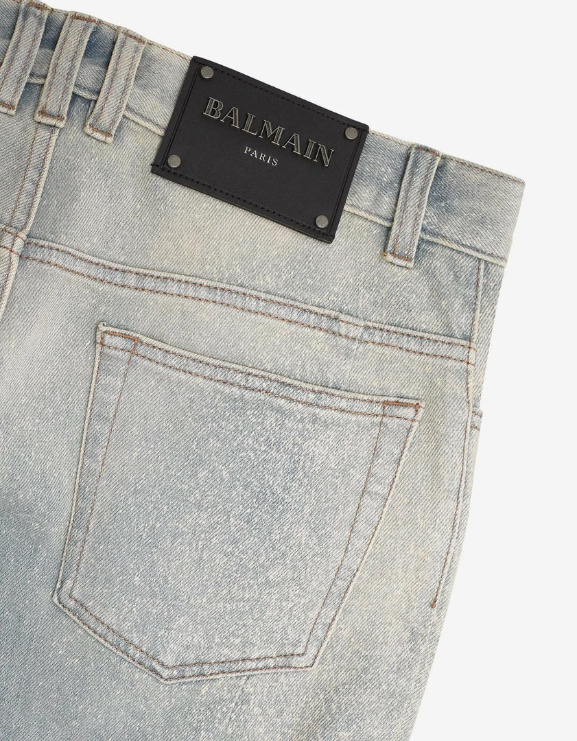 Best deal π Balmain Light Blue Faded Biker π Jeans Clothing π― 7 Balmain Light Blue Faded Biker Jeans Clothing