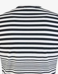 Balmain Striped Island Print T-Shirt