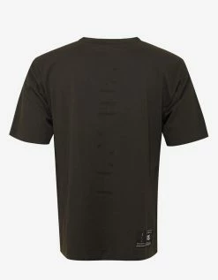 Ben Taverniti Unravel Project Brown Tattoo Print Oversized Skate T-Shirt