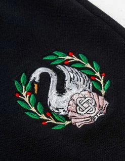 Casablanca Black Emblem De Cygne Sweat Pants Clothing