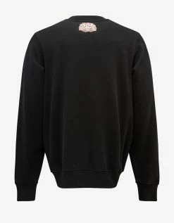 Casablanca Black Emblem De Cygne Sweatshirt Clothing