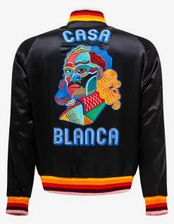 Casablanca Black Masao San Souvenir Jacket Clothing