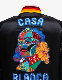 Casablanca Black Masao San Souvenir Jacket Clothing