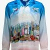 Casablanca Clothing Casa Cafe Print Silk Shirt