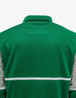 Casablanca Sweats Green Interlock Mesh Track Jacket