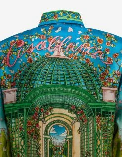 Casablanca Clothing L'amour En Fleur Silk Shirt