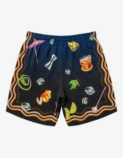 Casablanca Clothing Navy Blue Casa Club Nuit Shorts