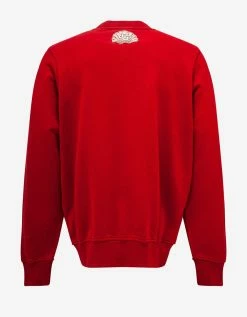 Casablanca Clothing Red Emblem De Cygne Sweatshirt