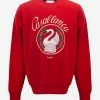 Casablanca Clothing Red Emblem De Cygne Sweatshirt